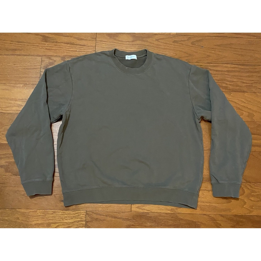 John Elliott Crewneck Sweater Pullover Brown / Green Men's Size XL Size 5 Peru